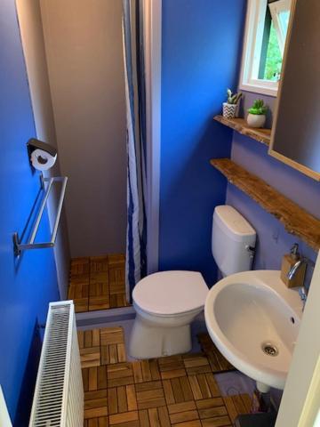 Sfeervolle Chalet Met Terras, H14 De Veldkamp, Epe, Voor 4 Personen Villa Bagian luar foto